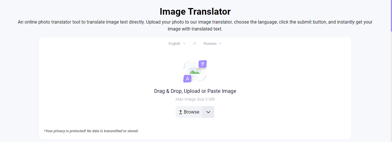 Image Translator Tool