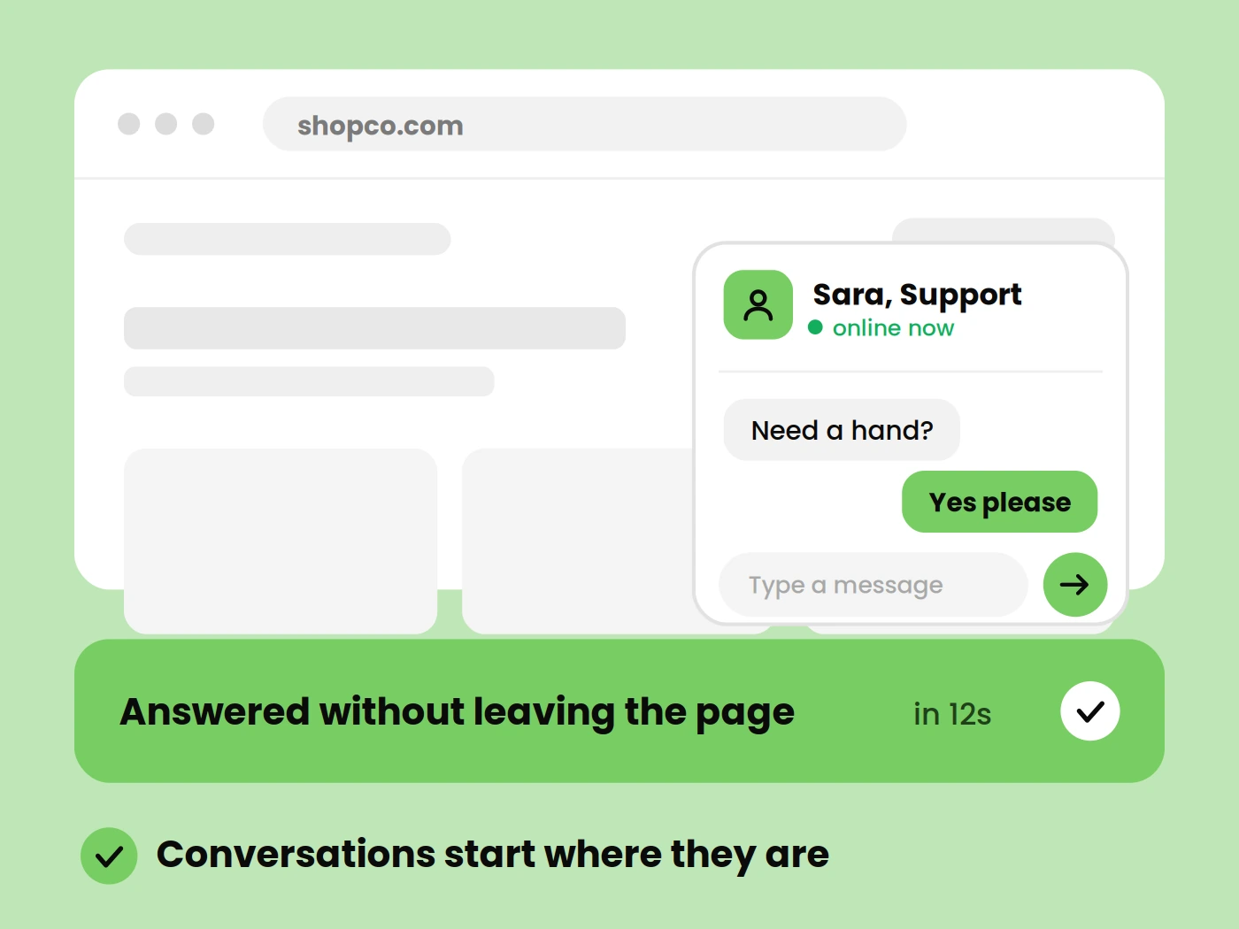 Real-Time Customer Conversations