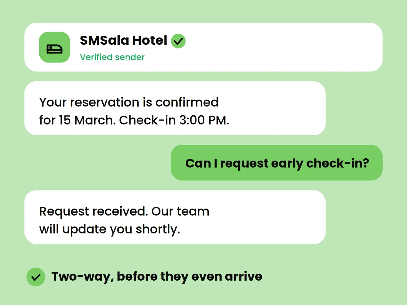 Booking Confirmations & Guest Updates