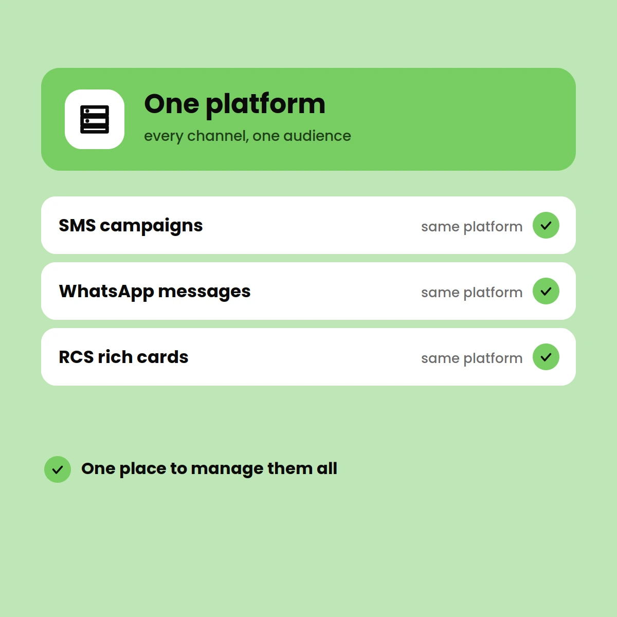 One Marketing Platform
