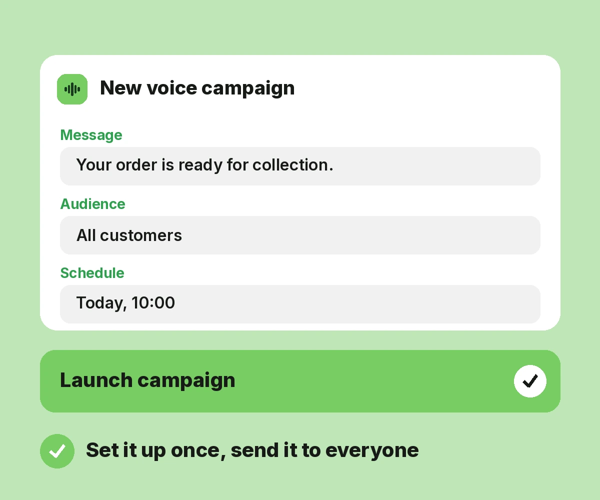 Automated Voice Campaigns
