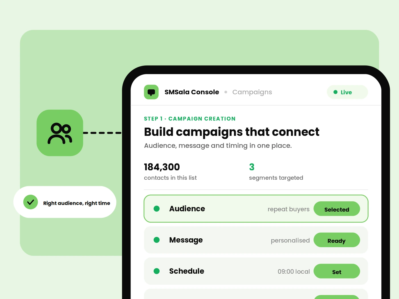 Build Campaigns That Connect.