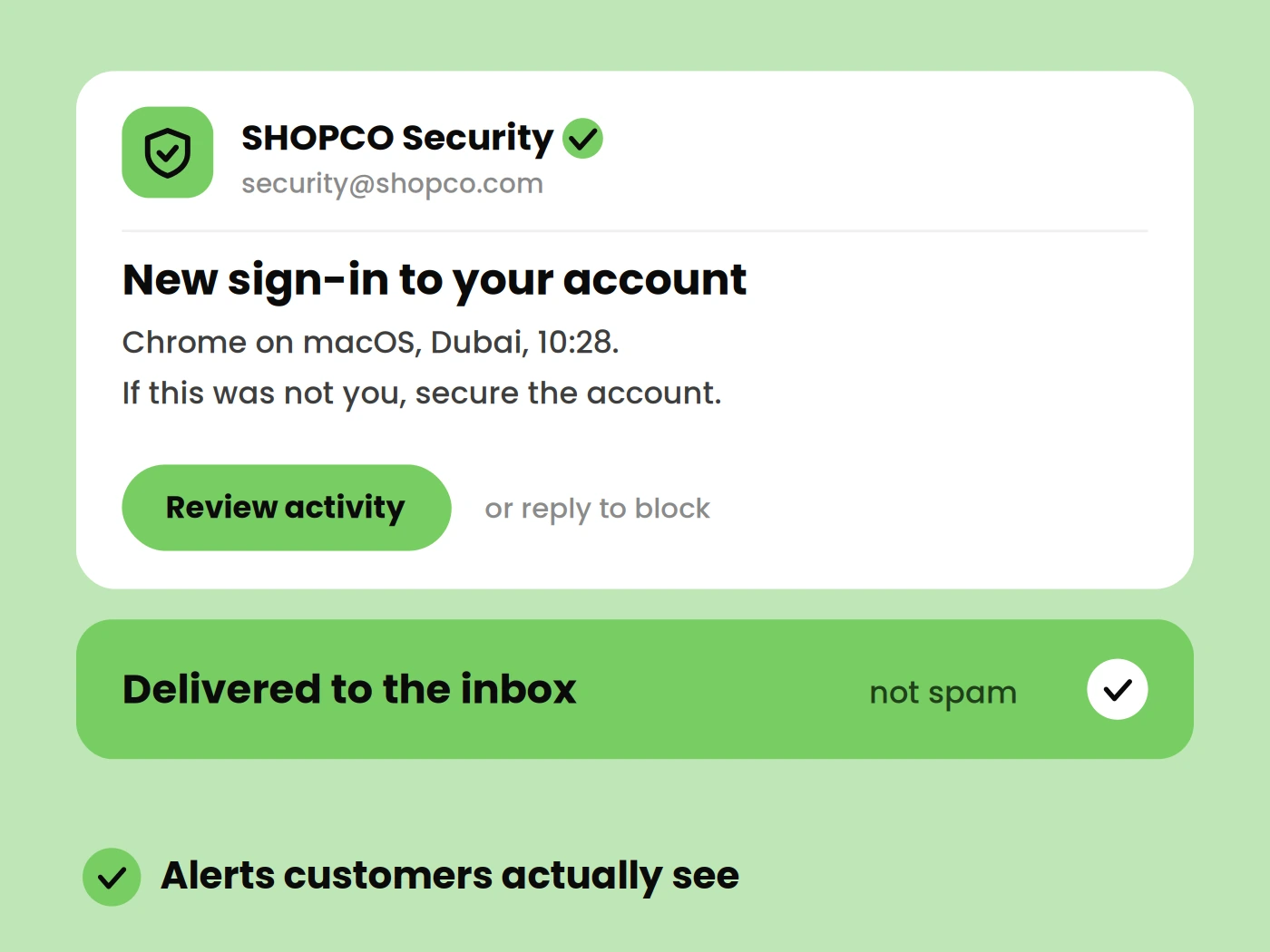 Account Notifications