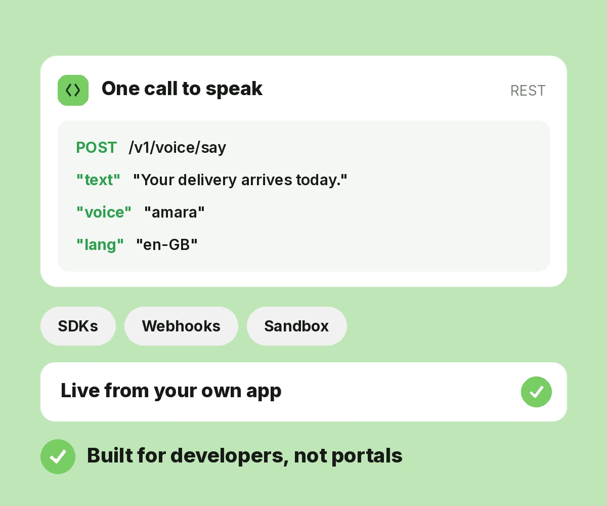 Developer-Friendly APIs