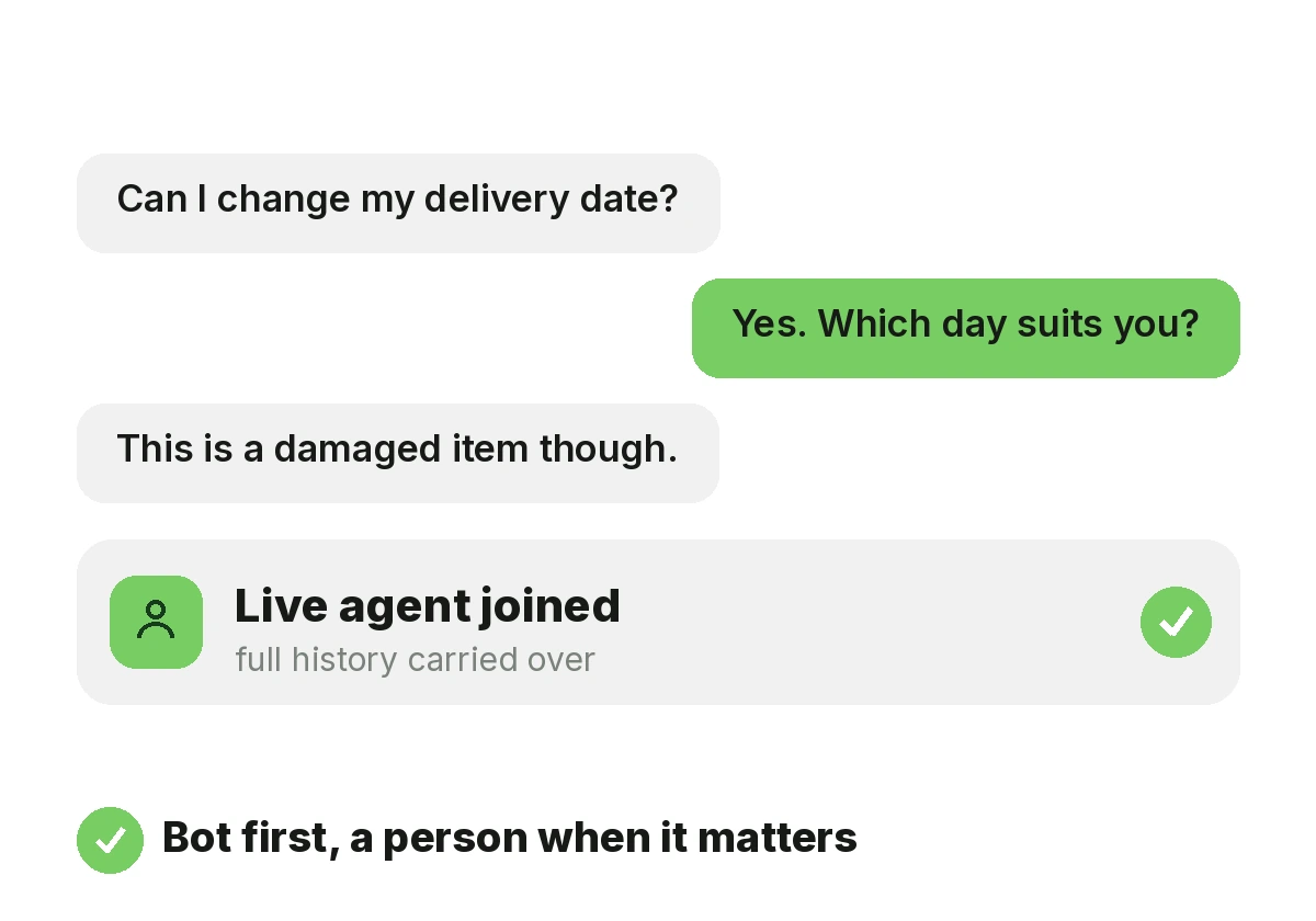 Support Customers in Real Time.