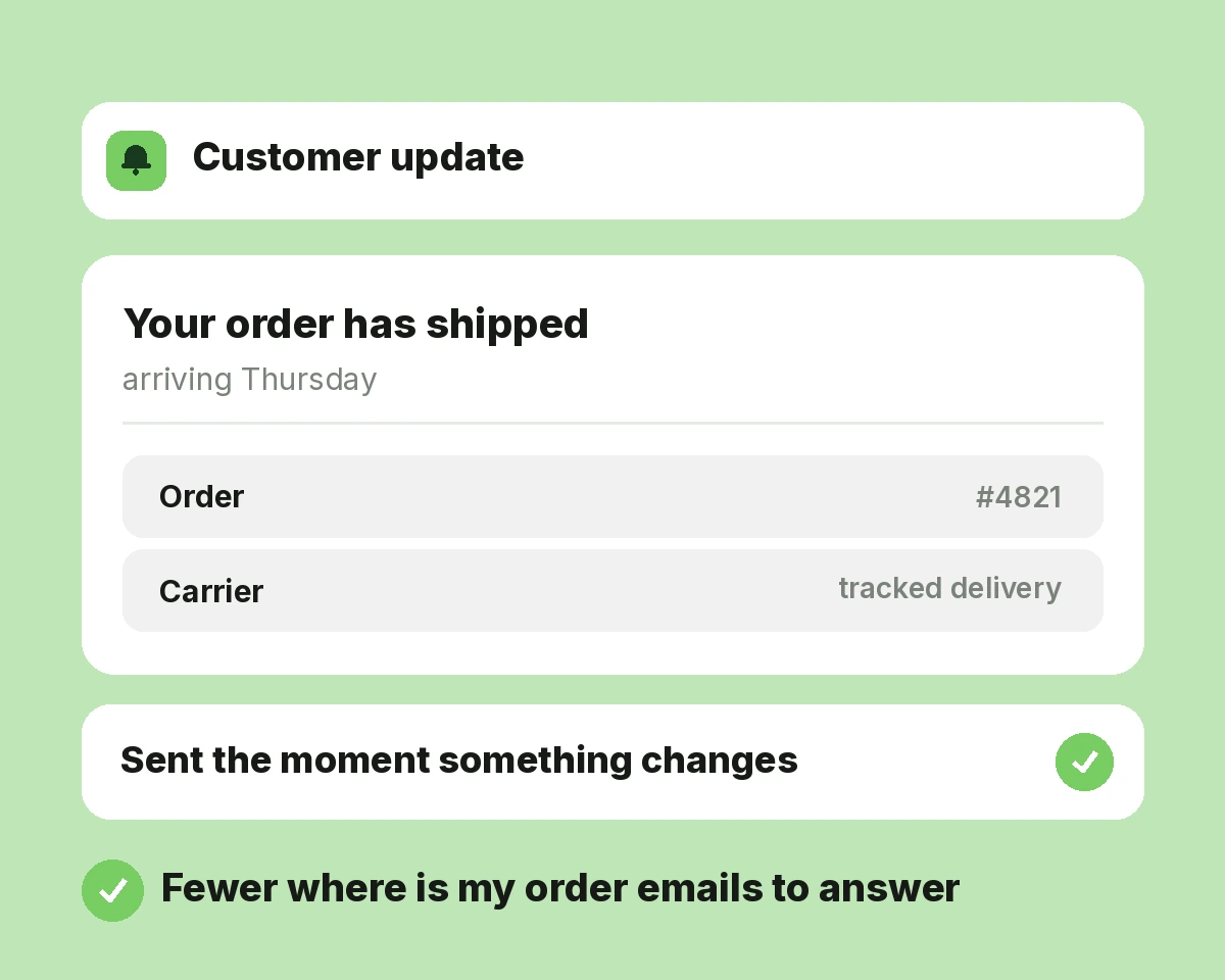 Customer Updates