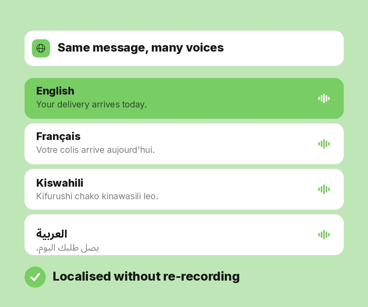 Multi-Language Support