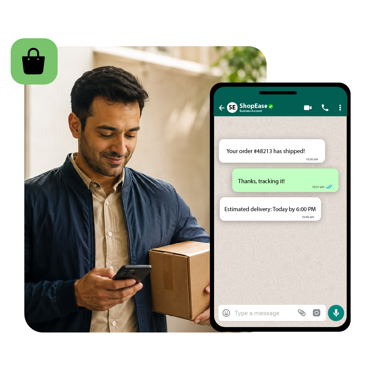 Keep customers updated without delays.