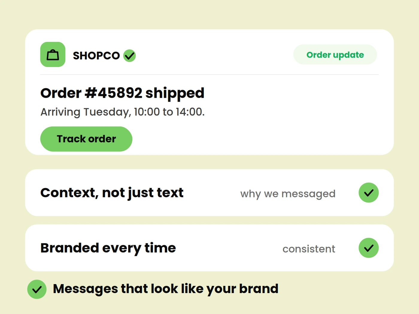 Branded Customer Communication