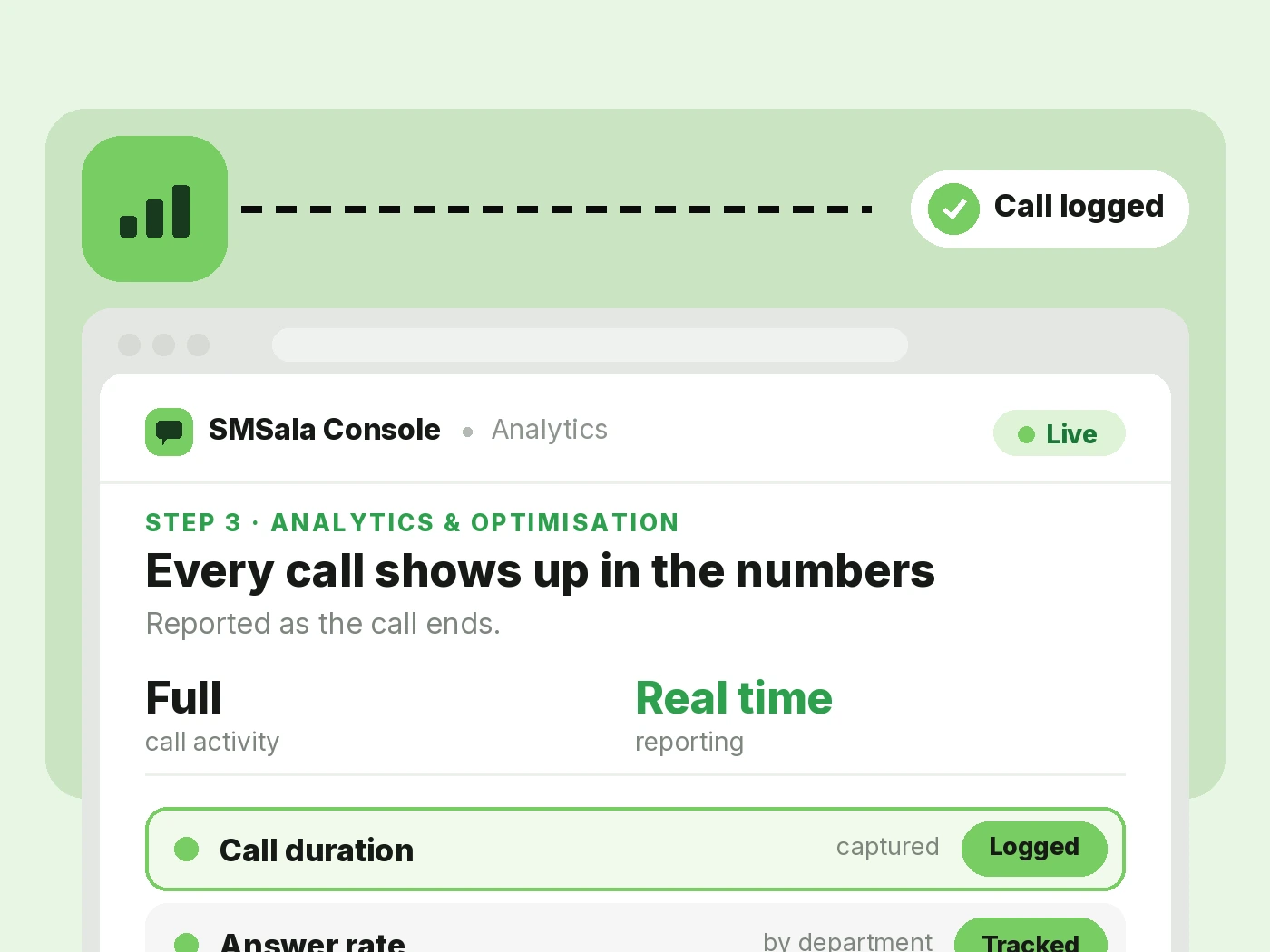 Every call provides valuable insights.